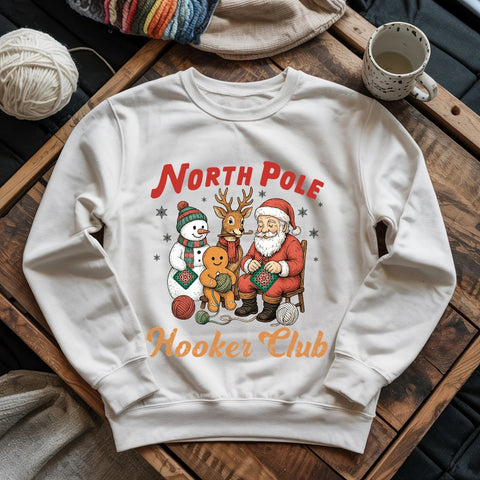 North Pole Crochet Club Sweatshirt