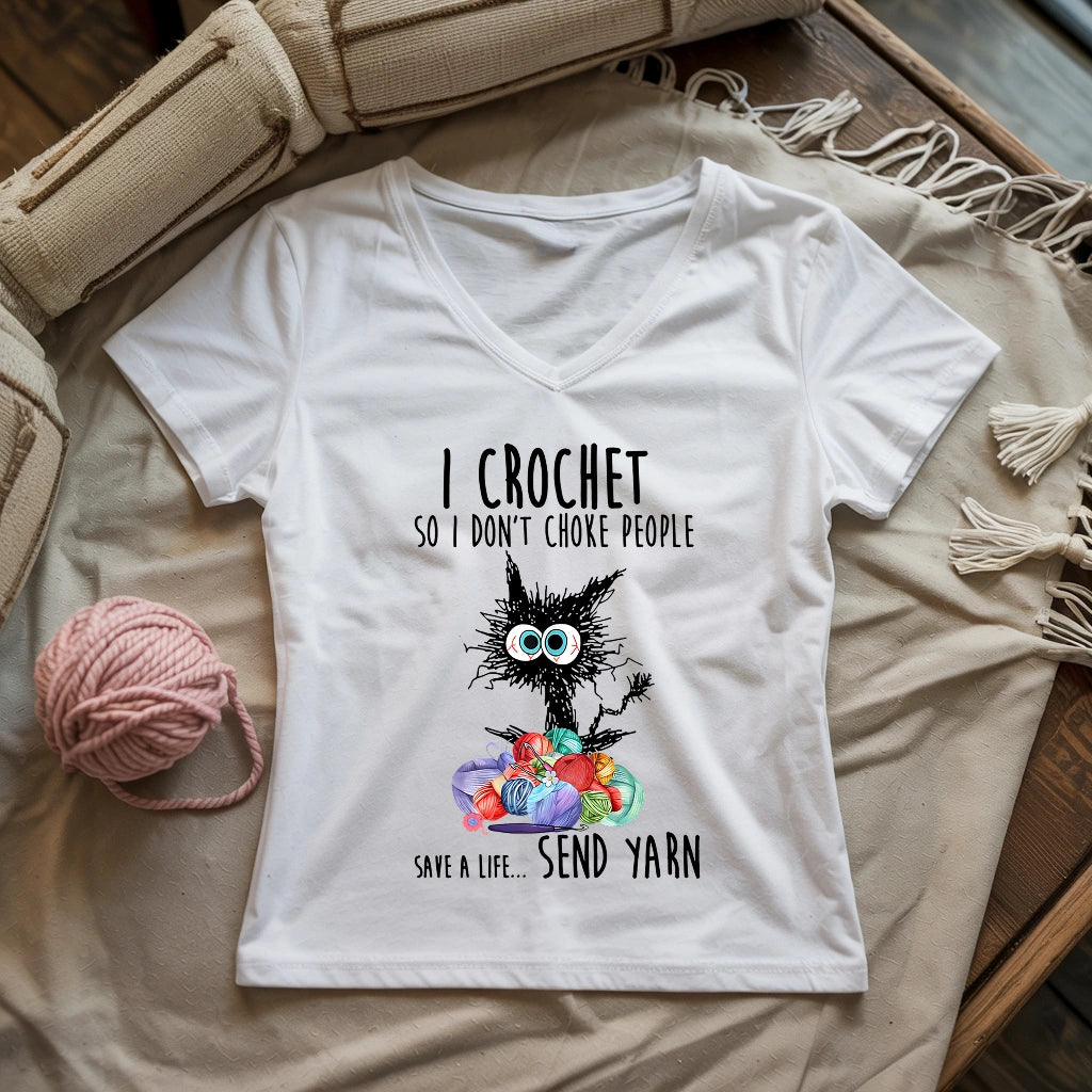 Send Yarn Lady V-neck