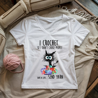 Send Yarn Lady V-neck