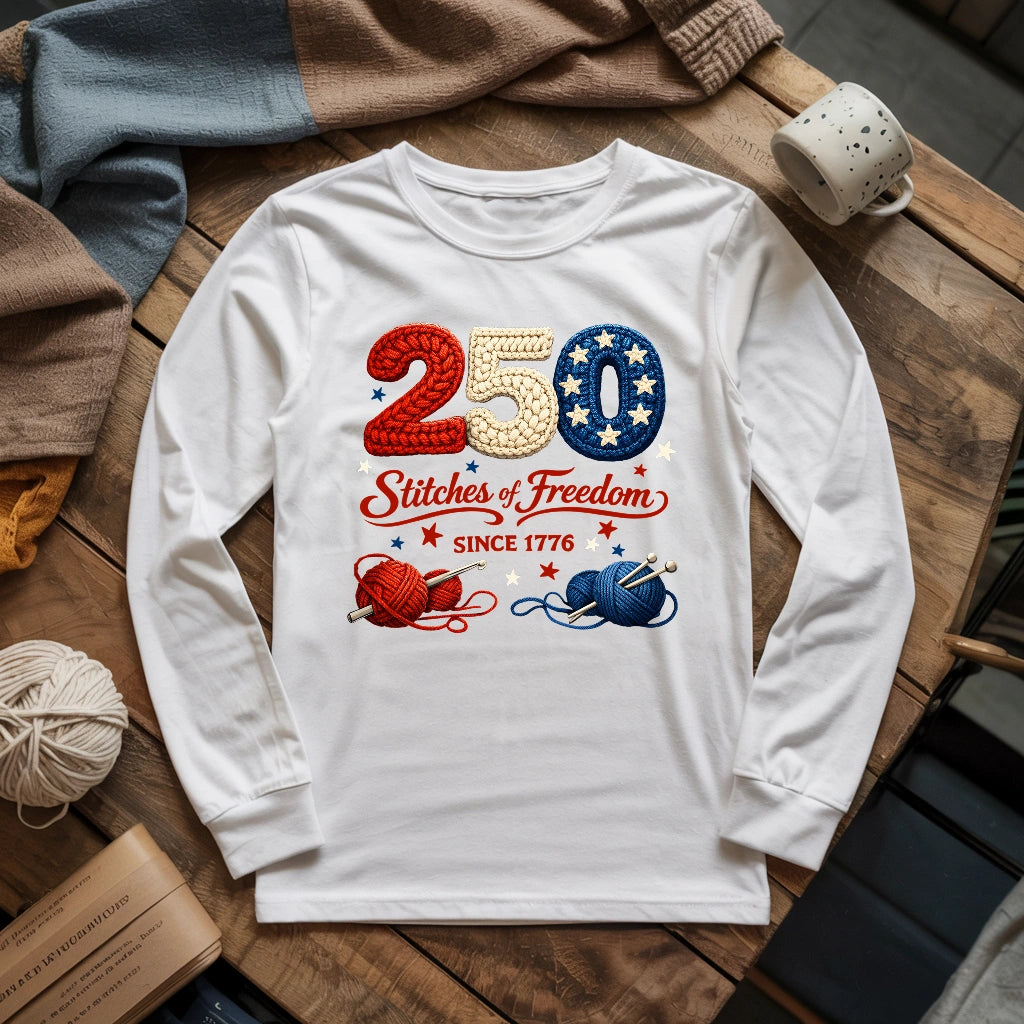 Stitches of Freedom Long Sleeve T-shirt