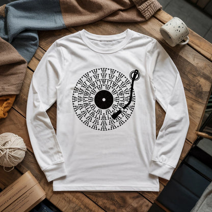 Vinyl Chart Long Sleeve T-shirt