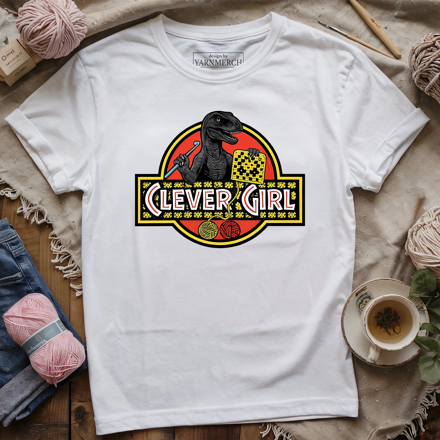 Clever Girl Crochet T-shirt