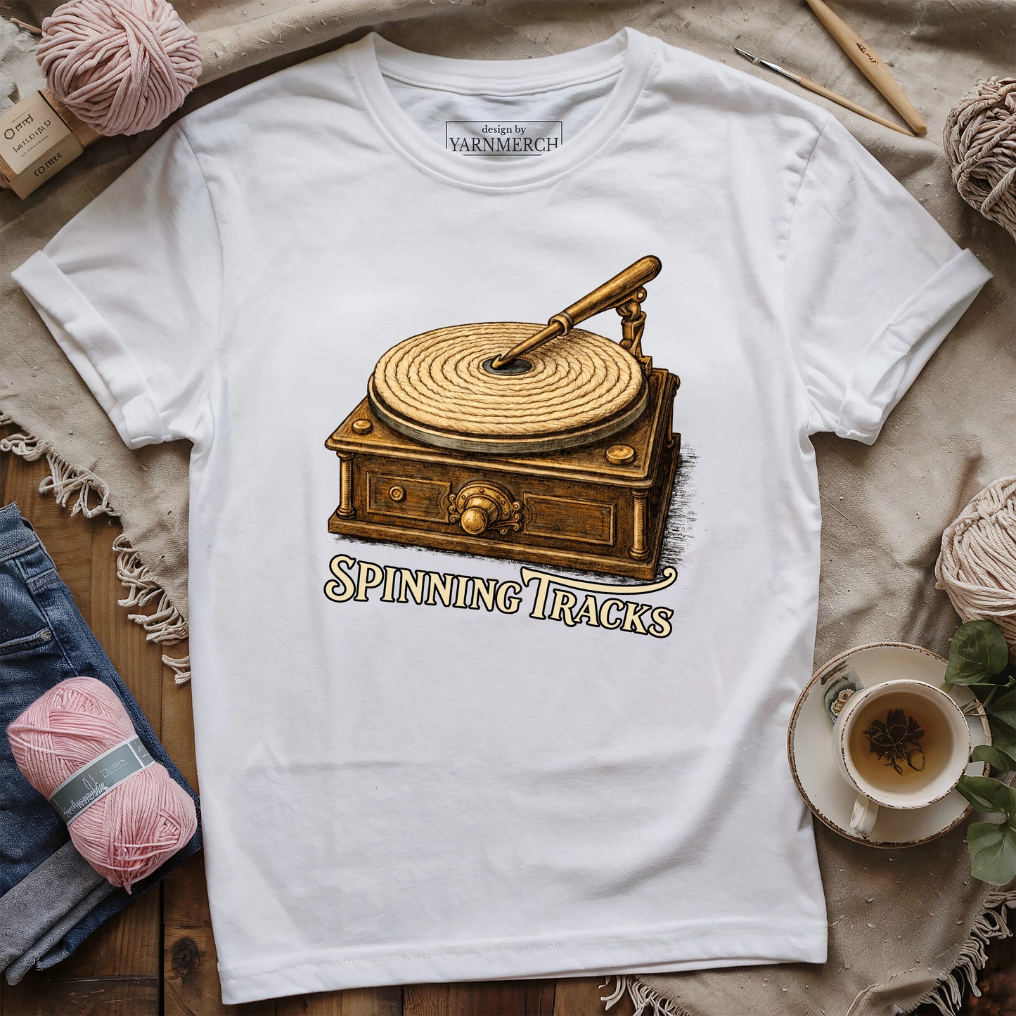 Spinning Tracks T-shirt