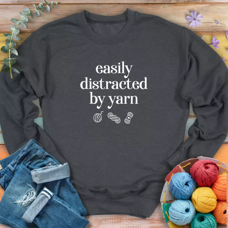 Yarn Distracted Sweatshirt