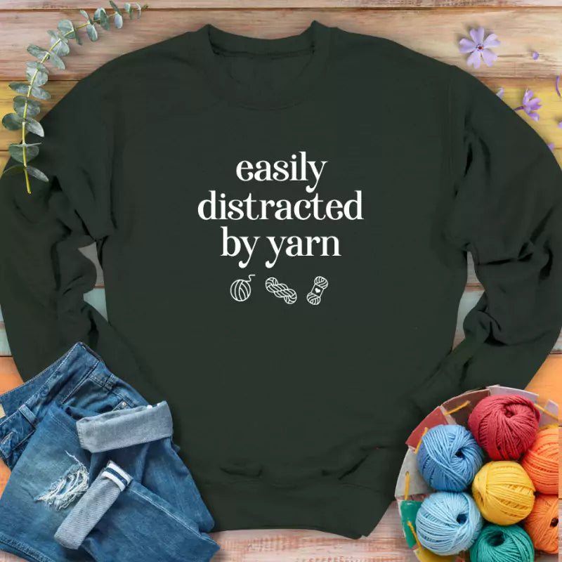Yarn Distracted Sweatshirt