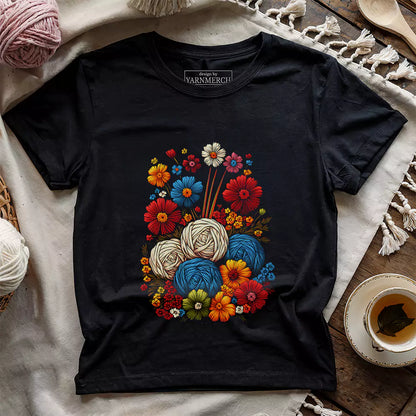Yarn Flower T-shirt