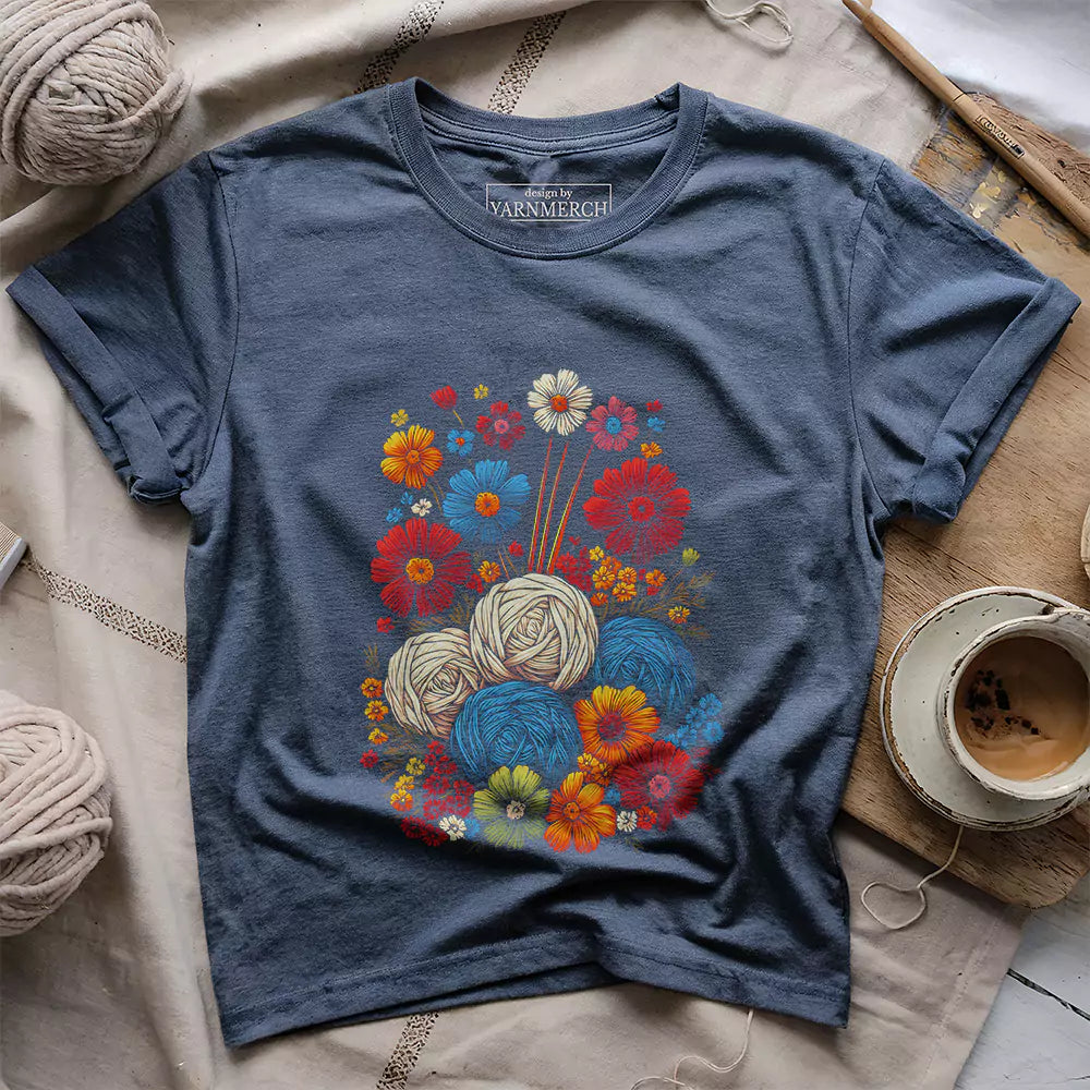 Yarn Flower T-shirt